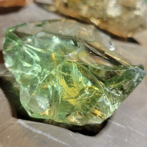Gem Celestial Gold Green Andara Crystal 86 grams