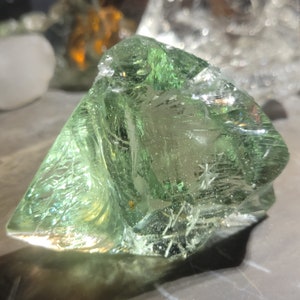 Gem Celestial Gold Green Andara Crystal 81 grams