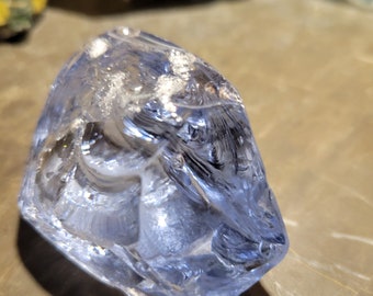 Rare Gem Ascendent Lilac Andara Crystal 70 grams with multi-vortex & bubble