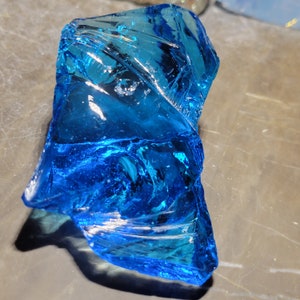 Gem Electric Blue Andara Crystal 105 grams