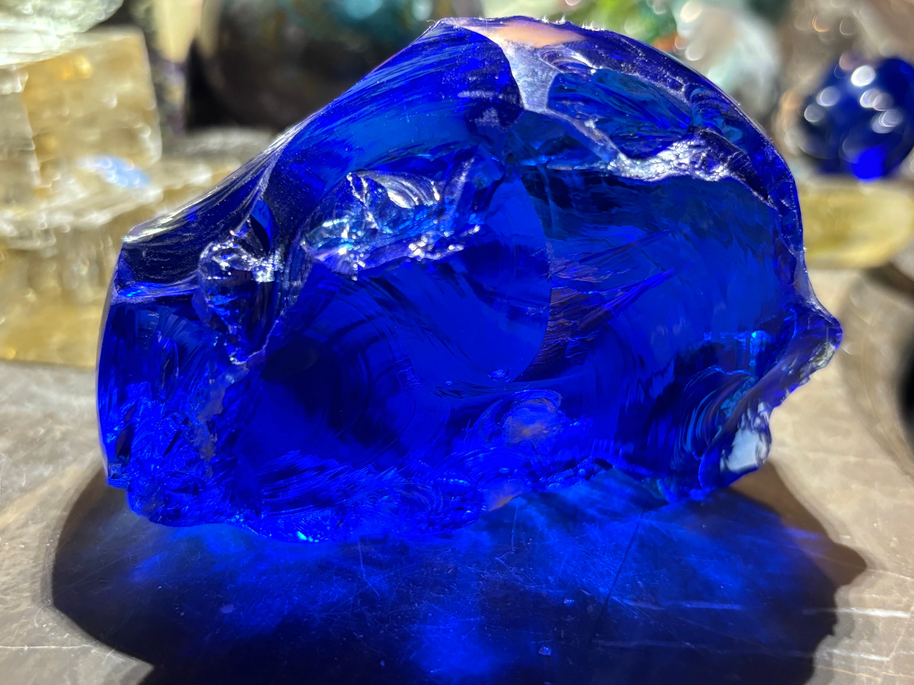 アンダラクリスタル　タンザナイトファイアー アンダラクリスタルタンザナイトファイア 404g - アンダラ