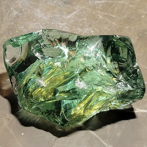 Gem Celestial Gold Green Andara Crystal 91 grams