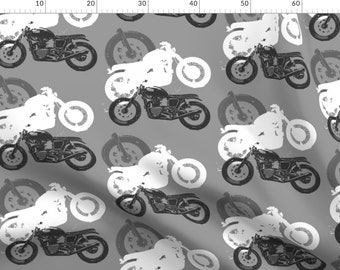 PER 1//2 /& 1 METRE COTTON SCOOTER MOPED VESPA MOTORCYCLE RETRO VINTAGE FABRIC SEW