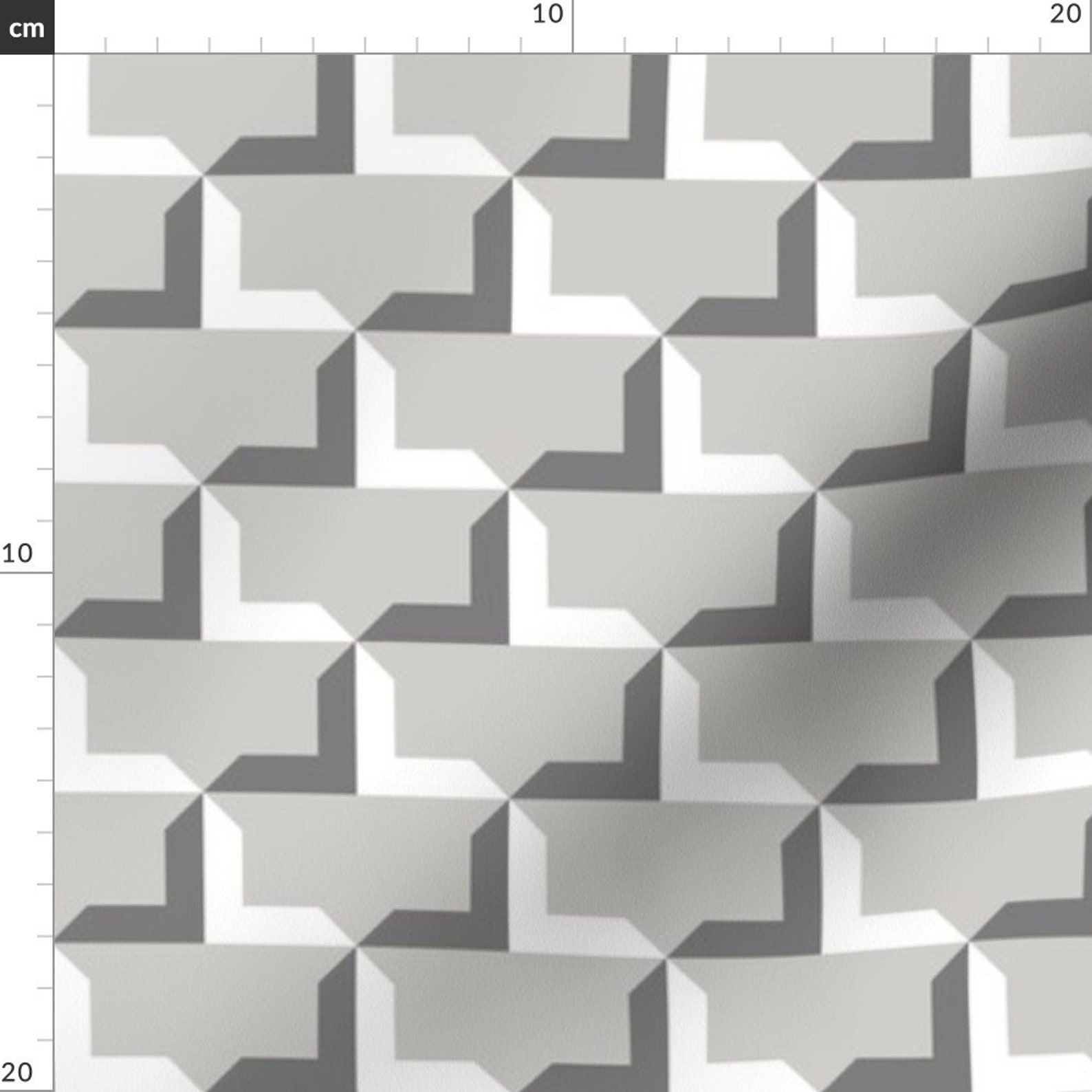 Geometric Fabric Corners No. 2 by Reachesfar Geometric Etsy