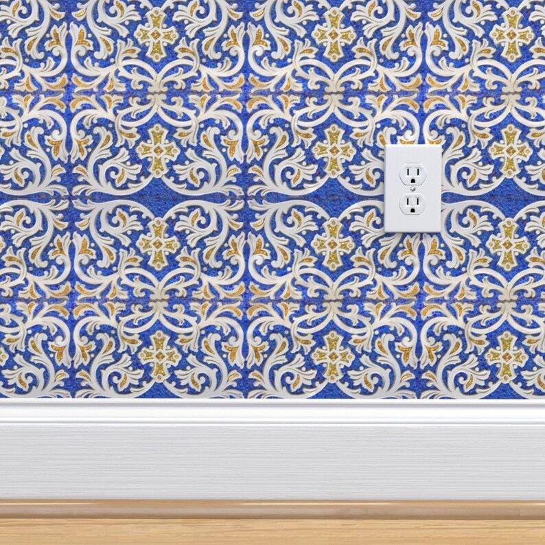 Cross Wallpaper Byzantine Mosaic Border by Bonnie_phantasm | Etsy