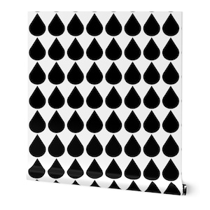 black and white raindrop wallpaper black and white raindrop wallpaper