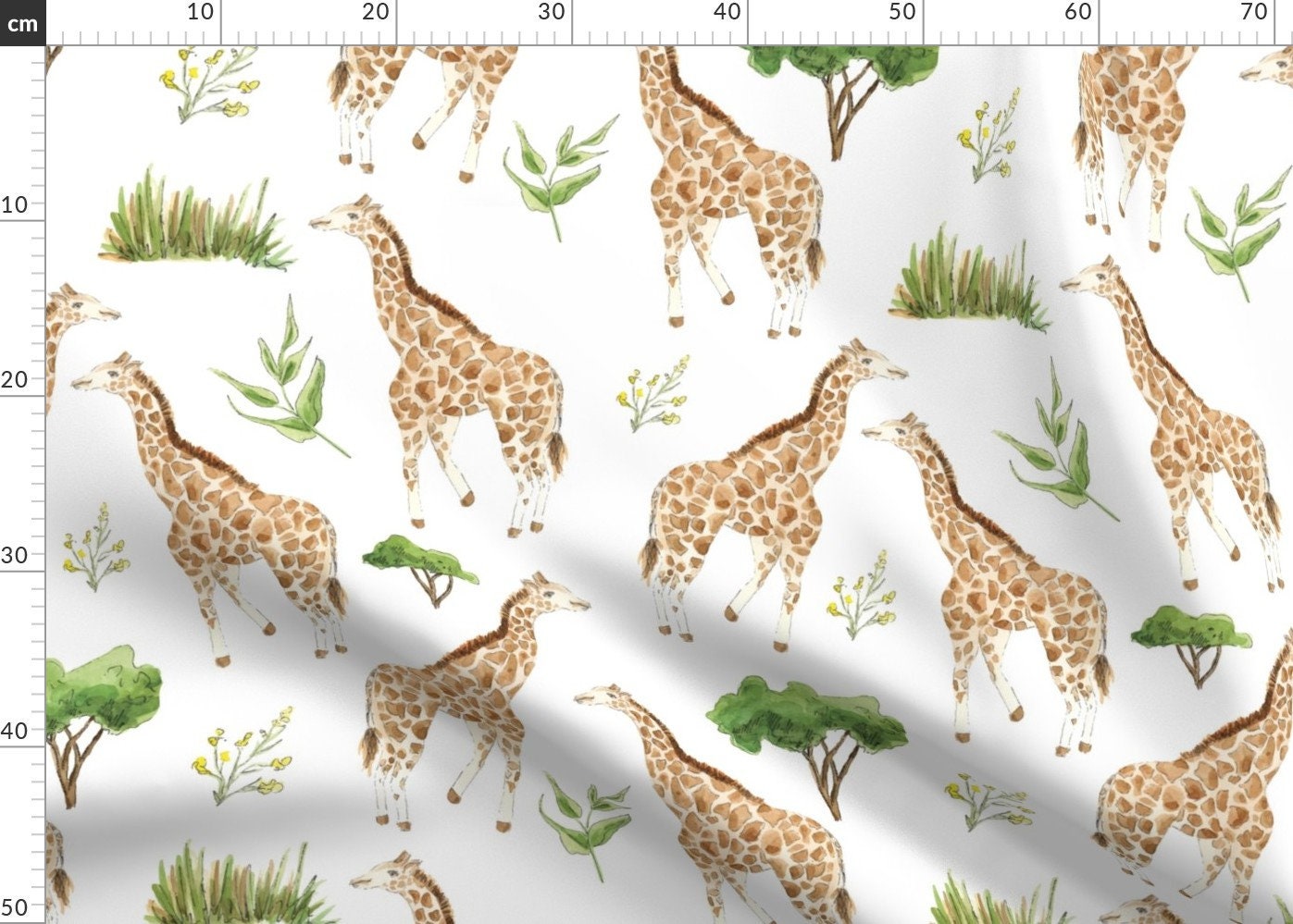 Cotton Fabric Linen look Giraffe's beige natural vintage look 1 metre Cotton Fabric Linen look Giraffe's beige natural vintage look 1 metre