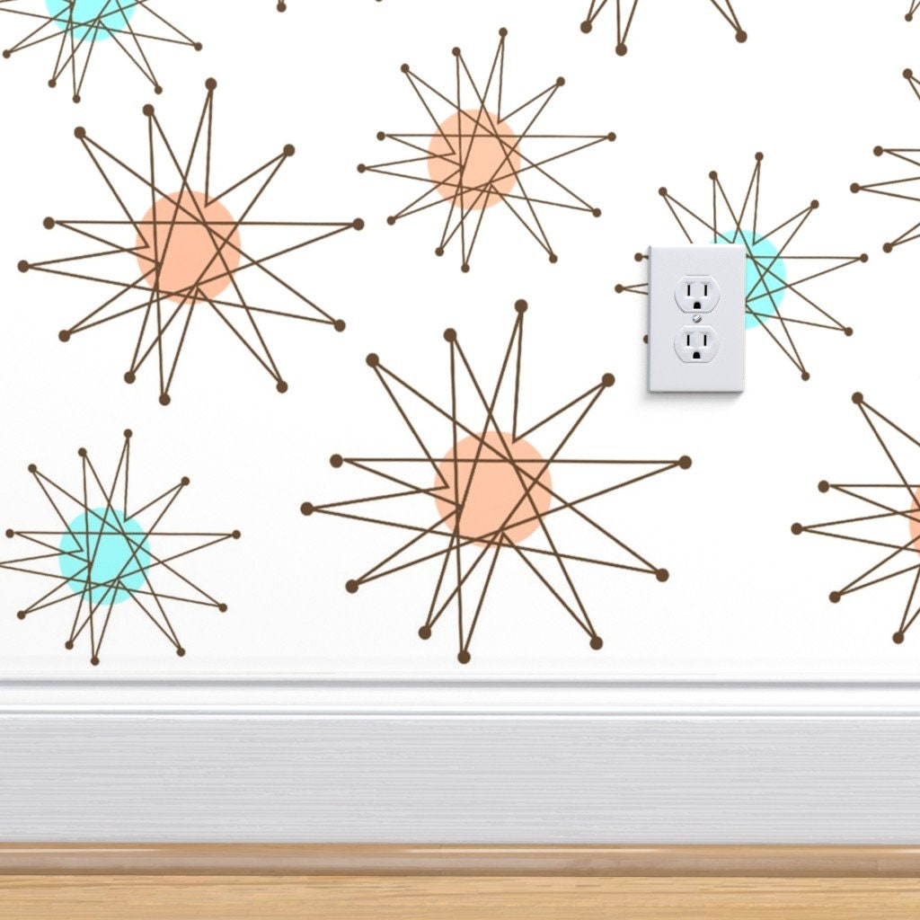 Starburst Wallpaper Starburst Pattern Ii by Hot4tees | Etsy