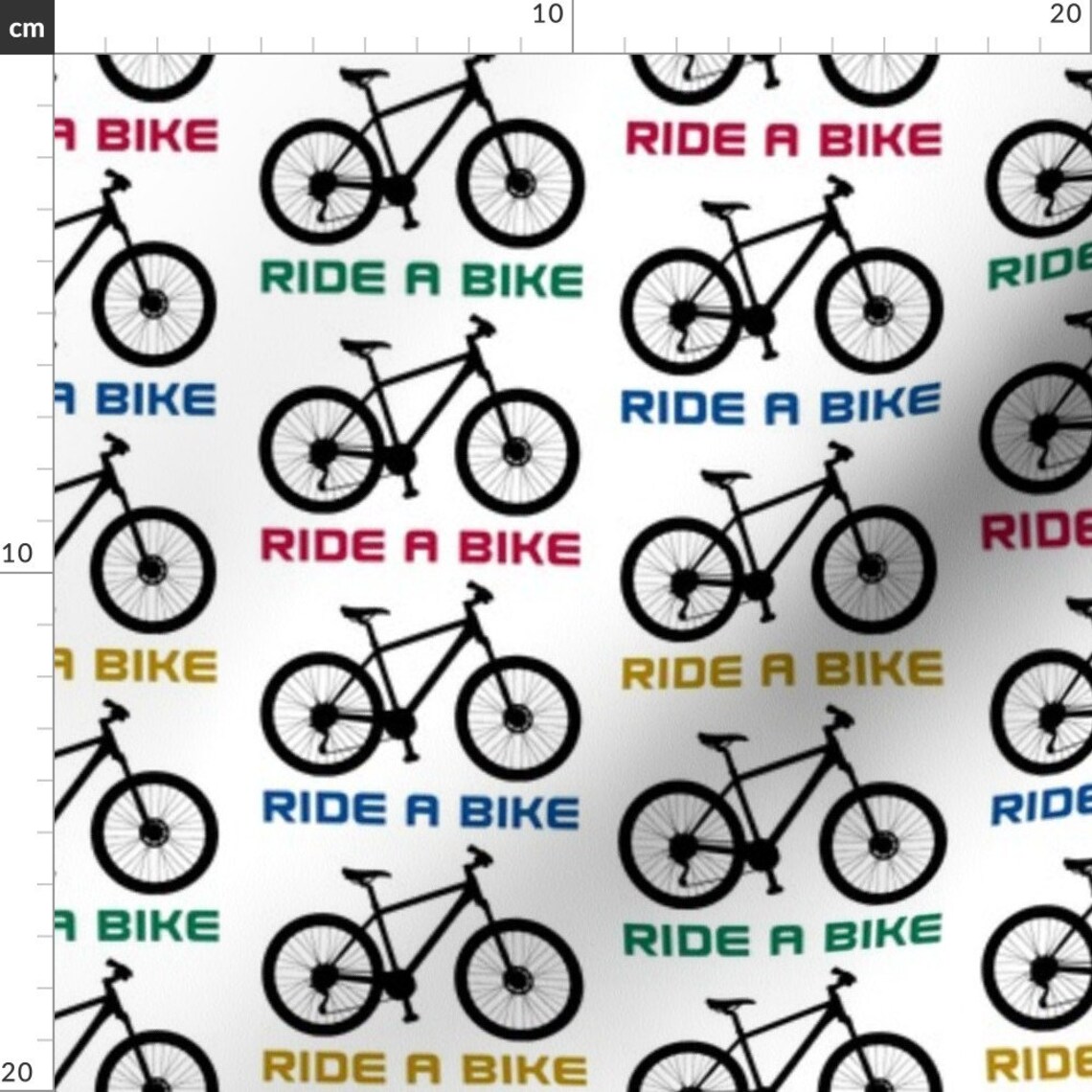 Fahren Sie ein Fahrrad Stoff fahren Sie ein Fahrrad zwei