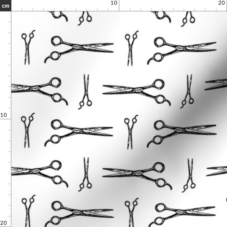 Barber Fabric Hair Cutting Shears By Cloudycapevintage Etsy