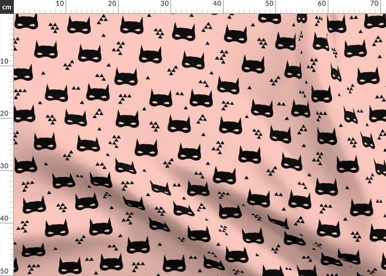 Cat Mask Fabric Pink Girls Super Hero Kids Triangle Ireland Cat Mask Fabric Pink Girls, Superhero Shower Curtain Fabric By The Metre