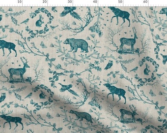 Woodland Tablecloth Hedgehogs Blue by tatiabaurre Blue Cute Baby Hedgehog Fall Nursery Kids Cotton Sateen Tablecloth by Spoonflower