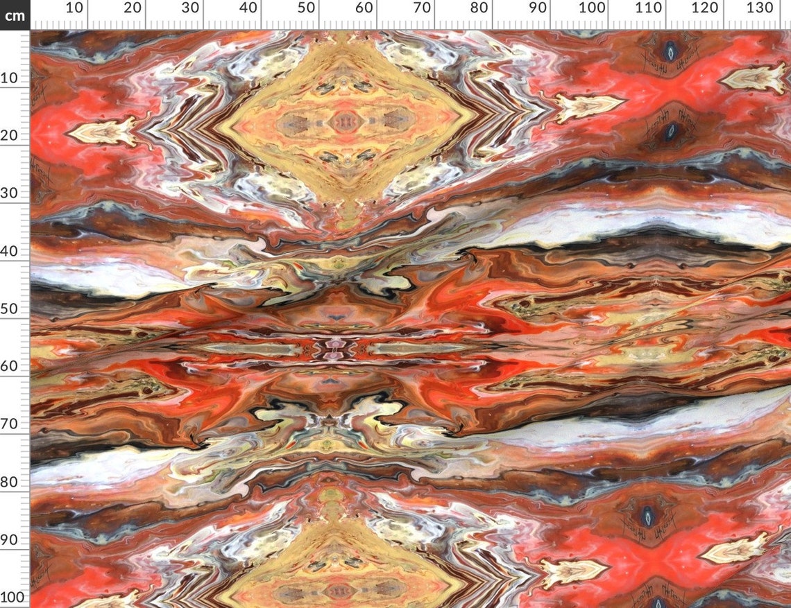 Abstract Geology Fabric Deep Underground By Etsy