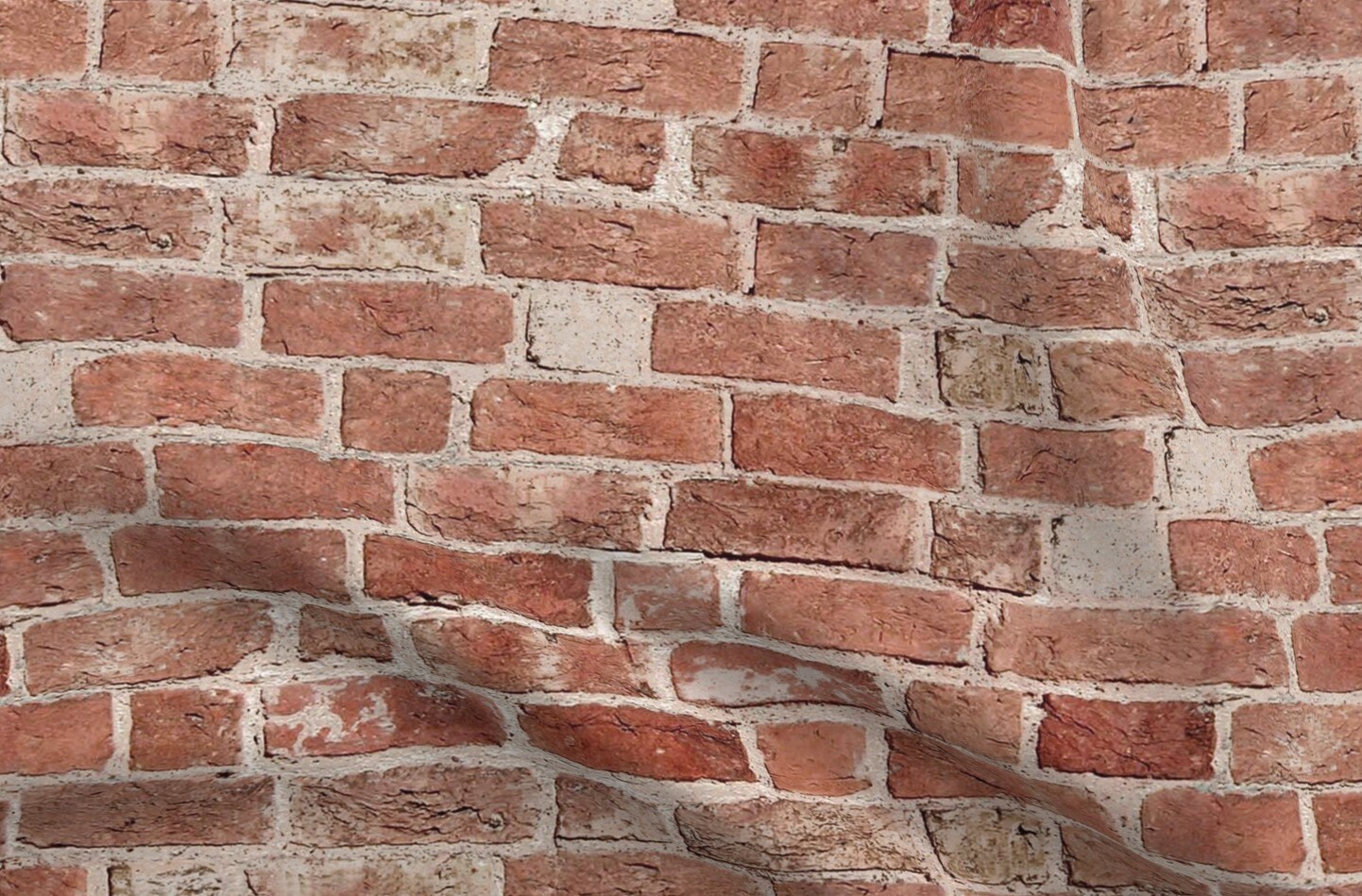 Brick Wall Fabric Antique Brick Fabric By Etsy