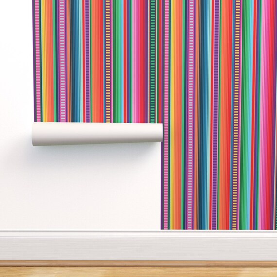 Mexican Blanket Wallpaper Mexican Blanket By Anchored By | Etsy