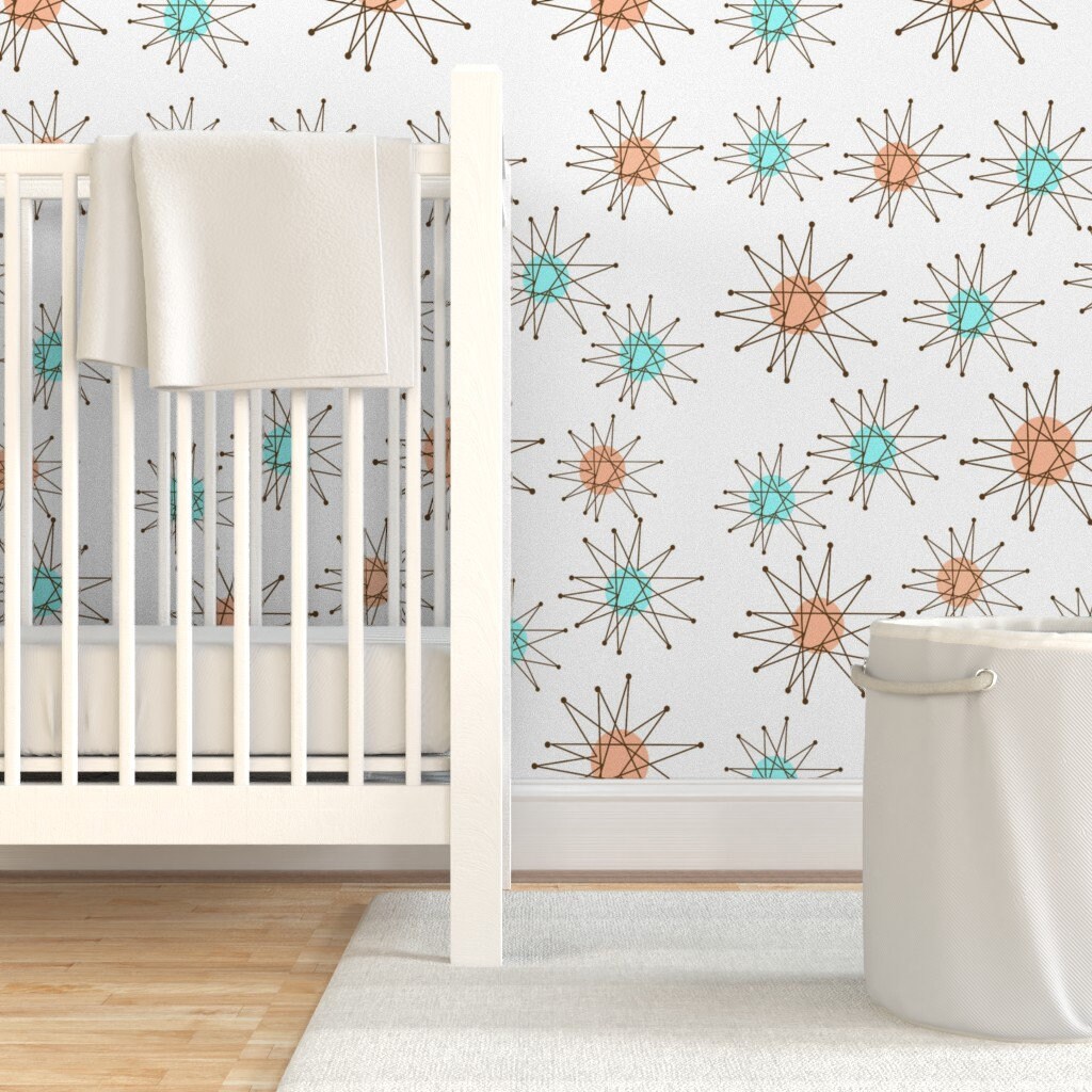 Starburst Wallpaper Starburst Pattern Ii by Hot4tees | Etsy