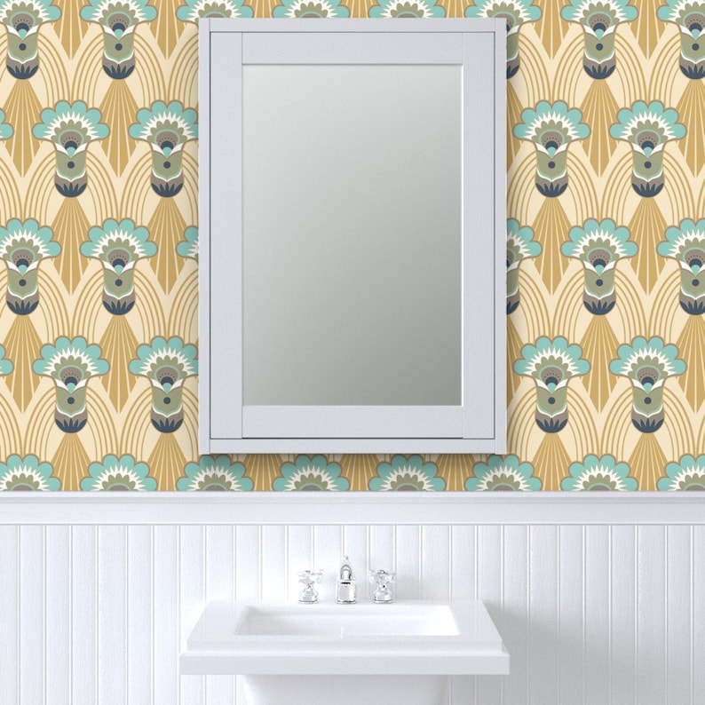 Egyptian Inspired Wallpaper Egyptian Art Deco by Jewelraider Etsy