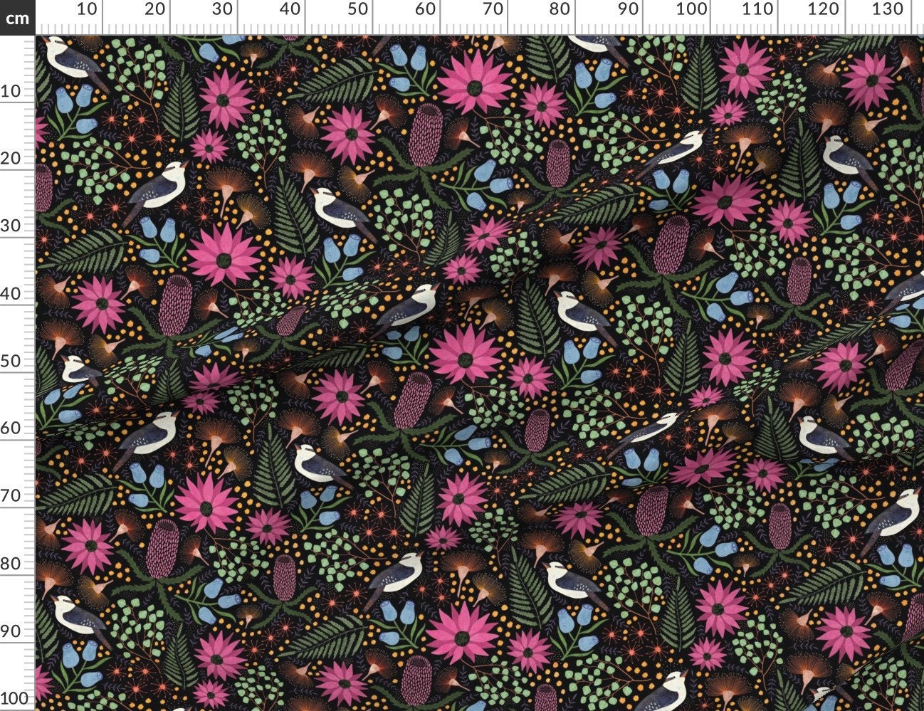 Australian Flora and Fauna Fabric Australian Flora by Etsy