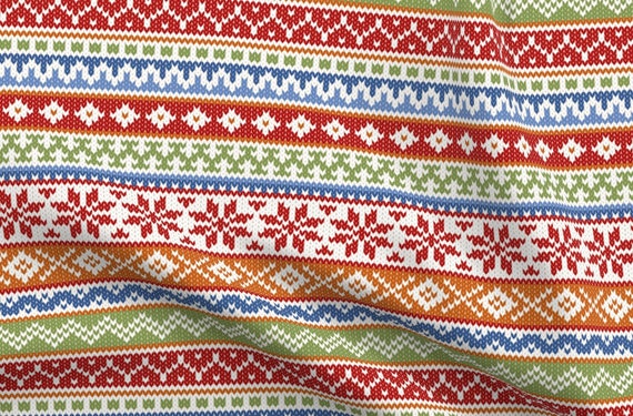 Valdez Christmas Bazaar 2022 Christmas Sweater Pixelated Fair Isle Fabric Fair Isle | Etsy