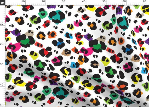 Colorful leopard prints 12 yard pure cotton fabric Colorful leopard prints 12 yard pure cotton fabric