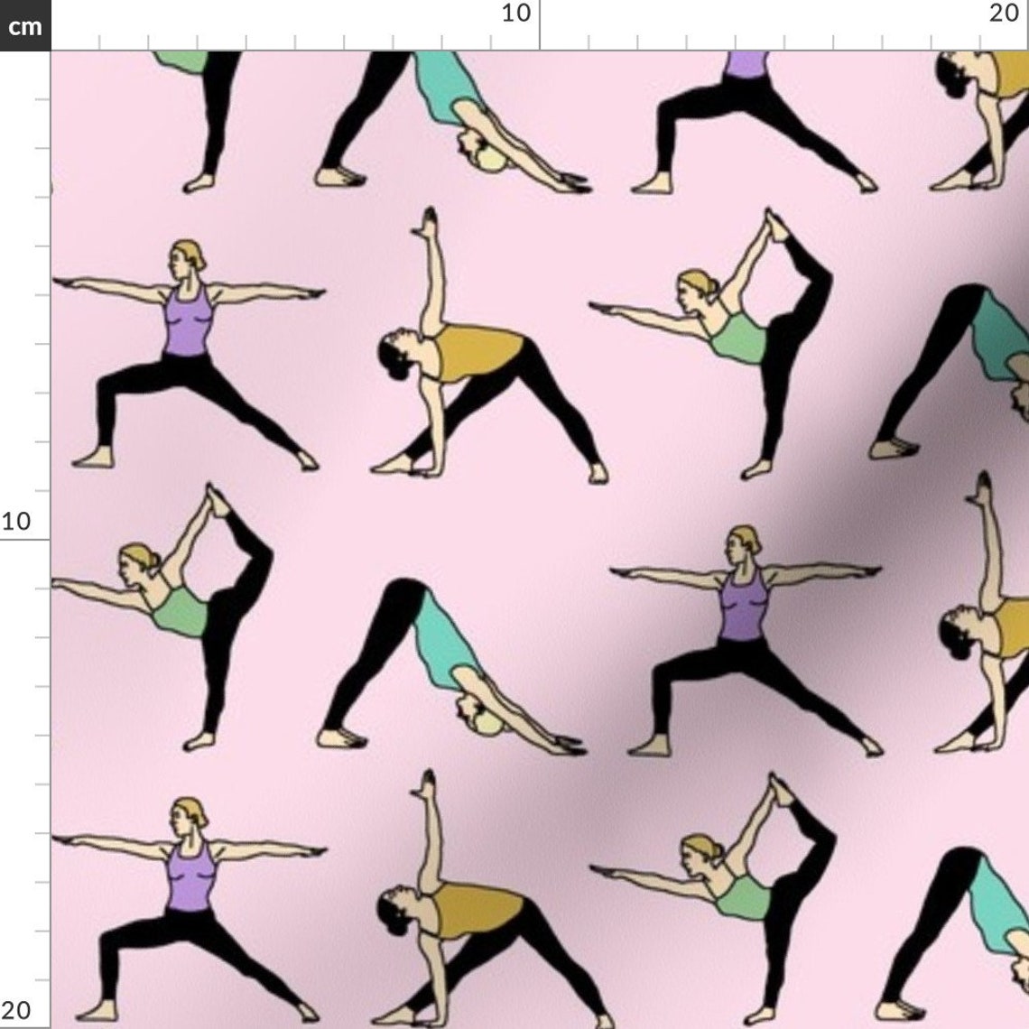 Yoga Fabric Yoga Girls By Yoga Stretch Etsy