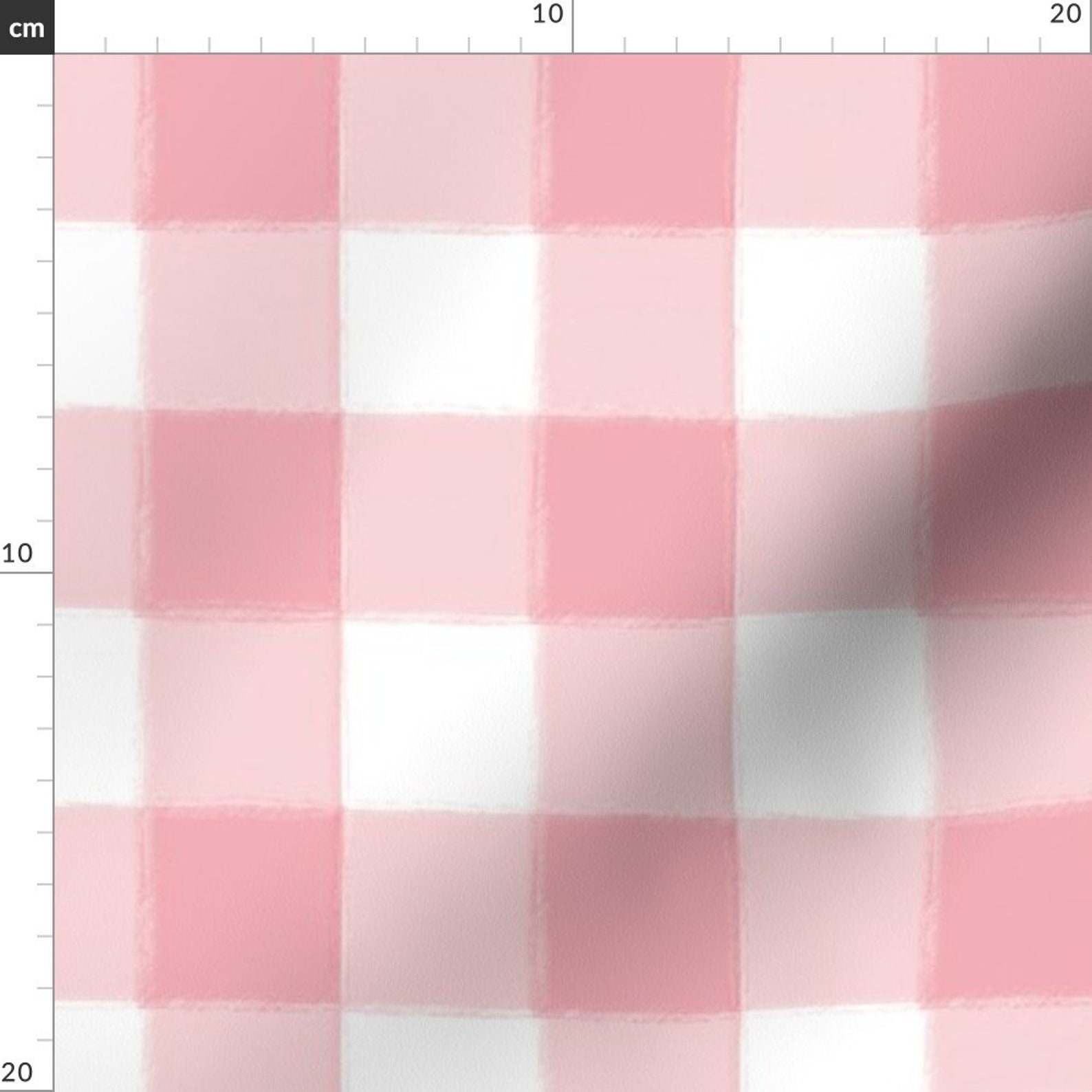 Buffalo Check Plaid Fabric Small Perfect Pink Buffalo Check | Etsy