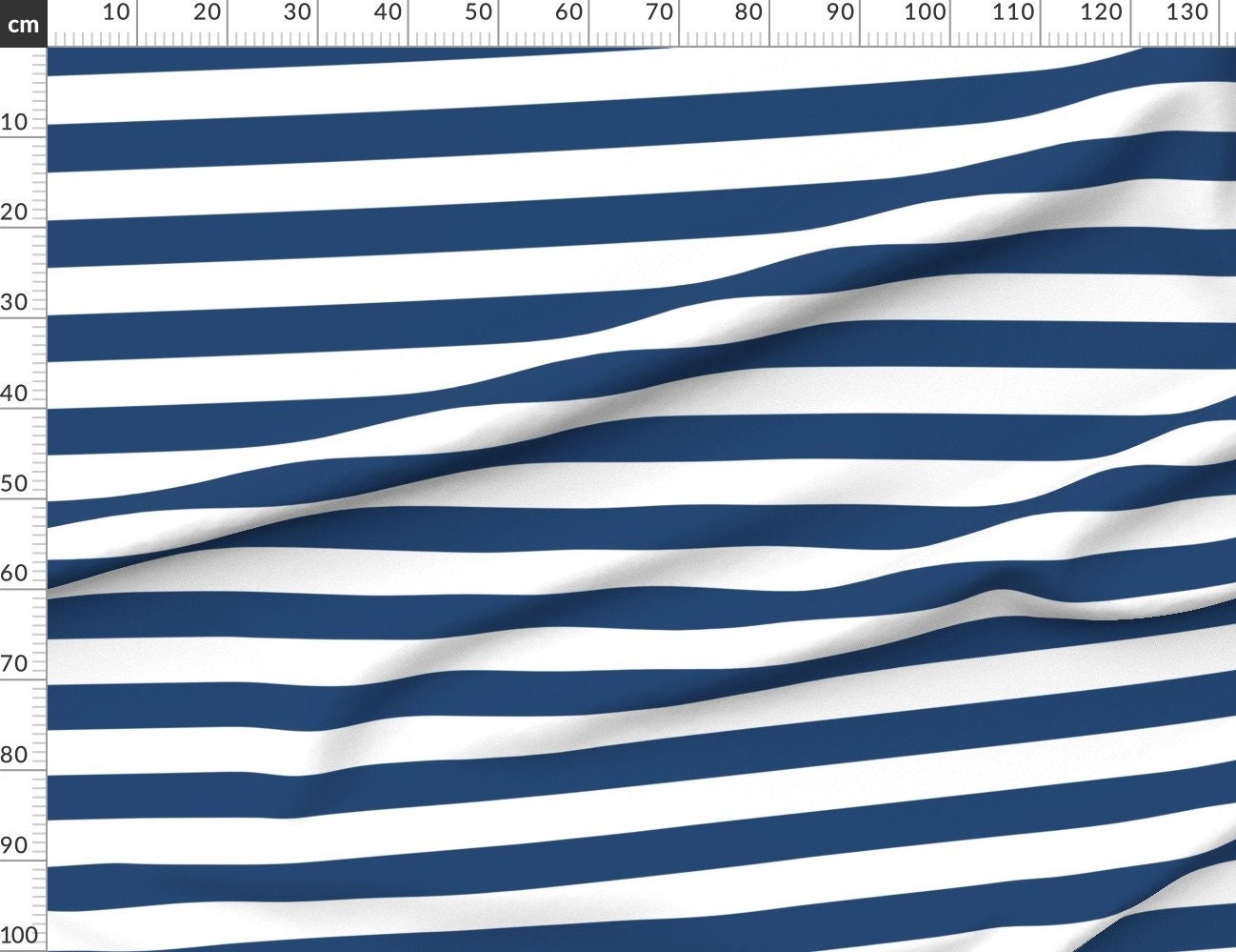 Nautical Stripes Fabric Nautical Stripes By Kiniart Etsy