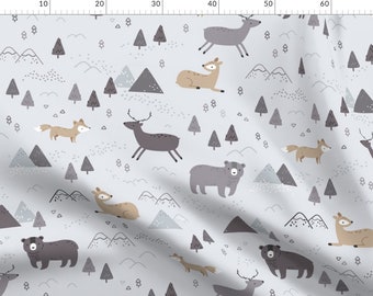 Woodland Tablecloth Hedgehogs Blue by tatiabaurre Blue Cute Baby Hedgehog Fall Nursery Kids Cotton Sateen Tablecloth by Spoonflower