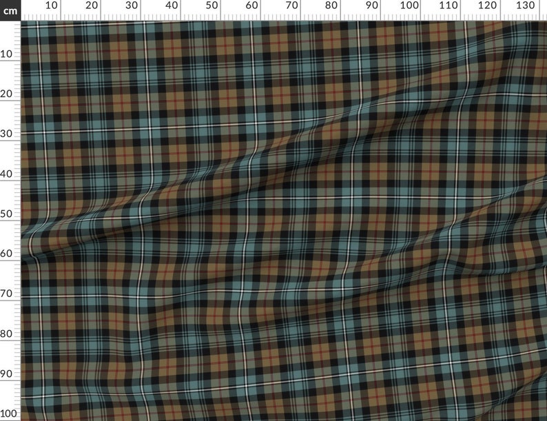 One Two Tartan Plaid Fabric Robertson Hunting Tartan 1 Etsy