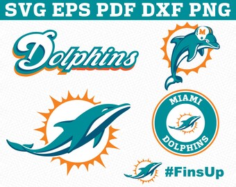 Download Miami dolphins svg | Etsy