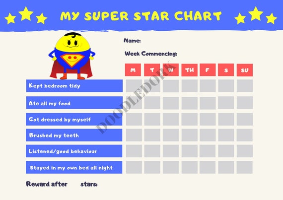 Super Star Reward Chart