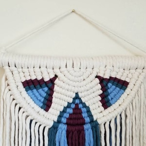 Mountains - Semi-circle Macrame Wall Hanging