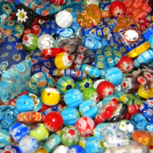 BULK 50 Multi Colored 8mm Square Dice Beads BD749 Etsy