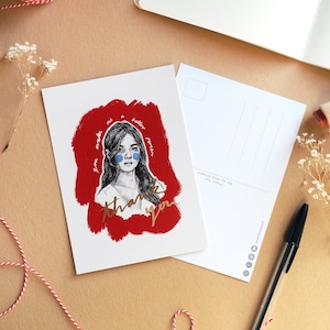 Carte postale "Merci"