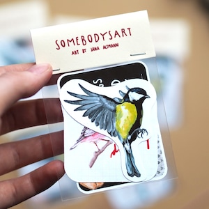 Jeu d'autocollants « Oiseaux »
