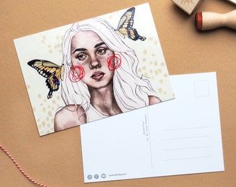 Postkarte "Butterflies"
