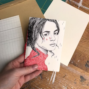 Cuaderno hecho a mano "Si soy las estrellas"