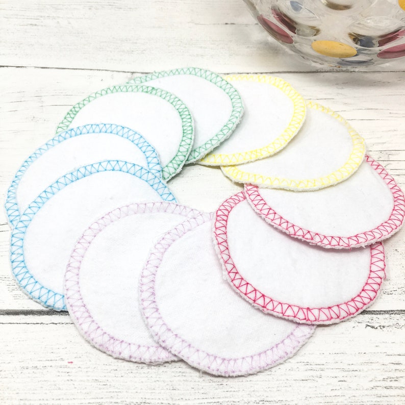 Organic Cotton Facial Rounds Set of 10 / Face Cloth / Makeup Etsy