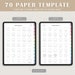Digital Notebook Goodnotes, 12 Section Portrait Digital Planner ...