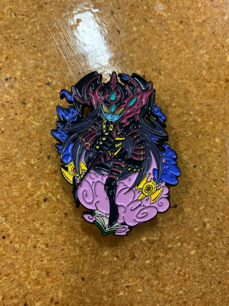 Magician of black chaos Yu Gi Oh Custom Enamel Pin Pins Pin Etsy