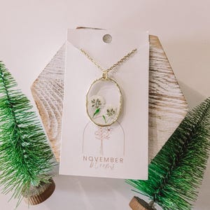 baby&#39;s breath necklace