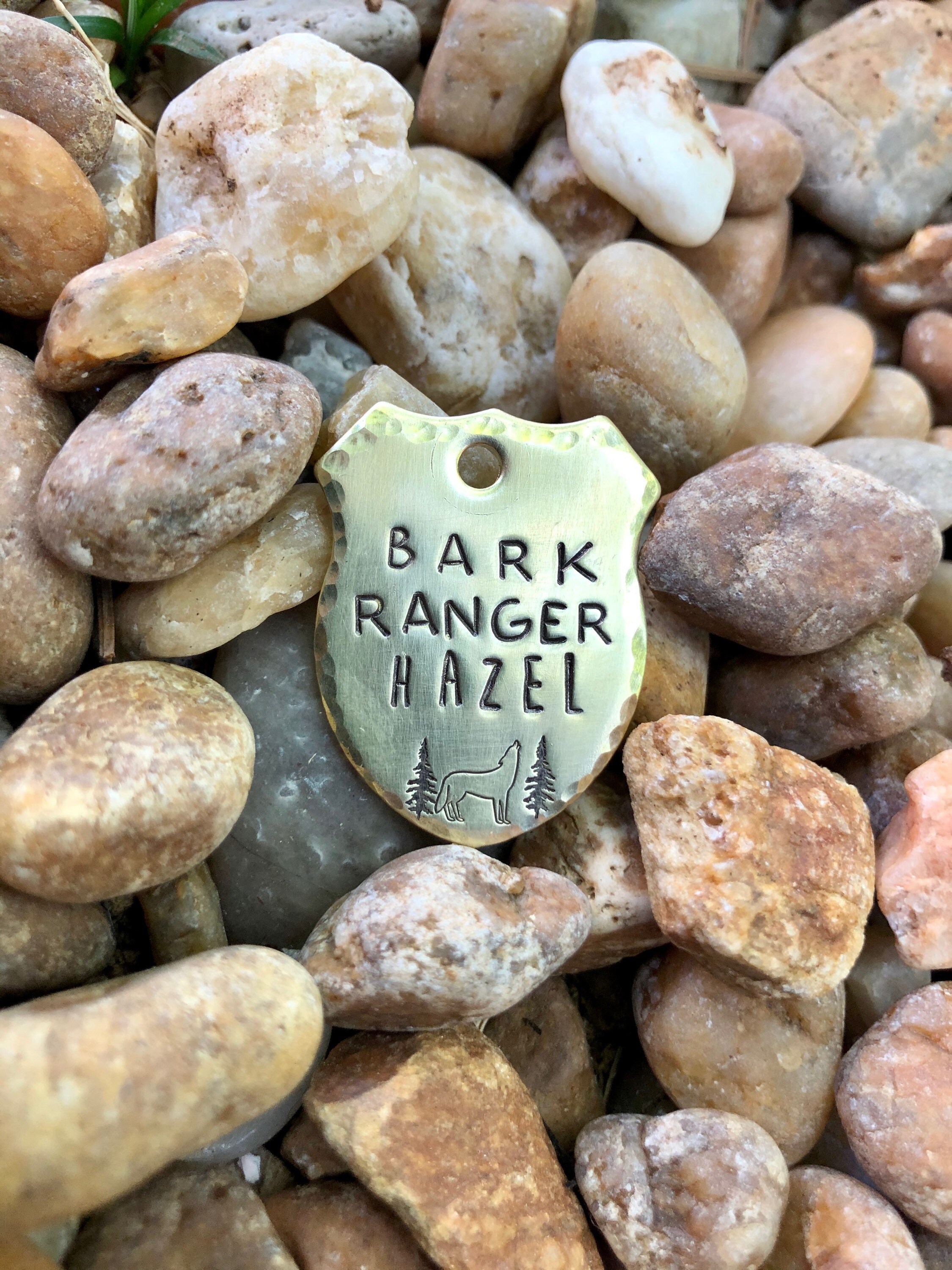 Rustic Dog Tags for Dogs Bark Ranger Tag Puppy Tag Park Etsy