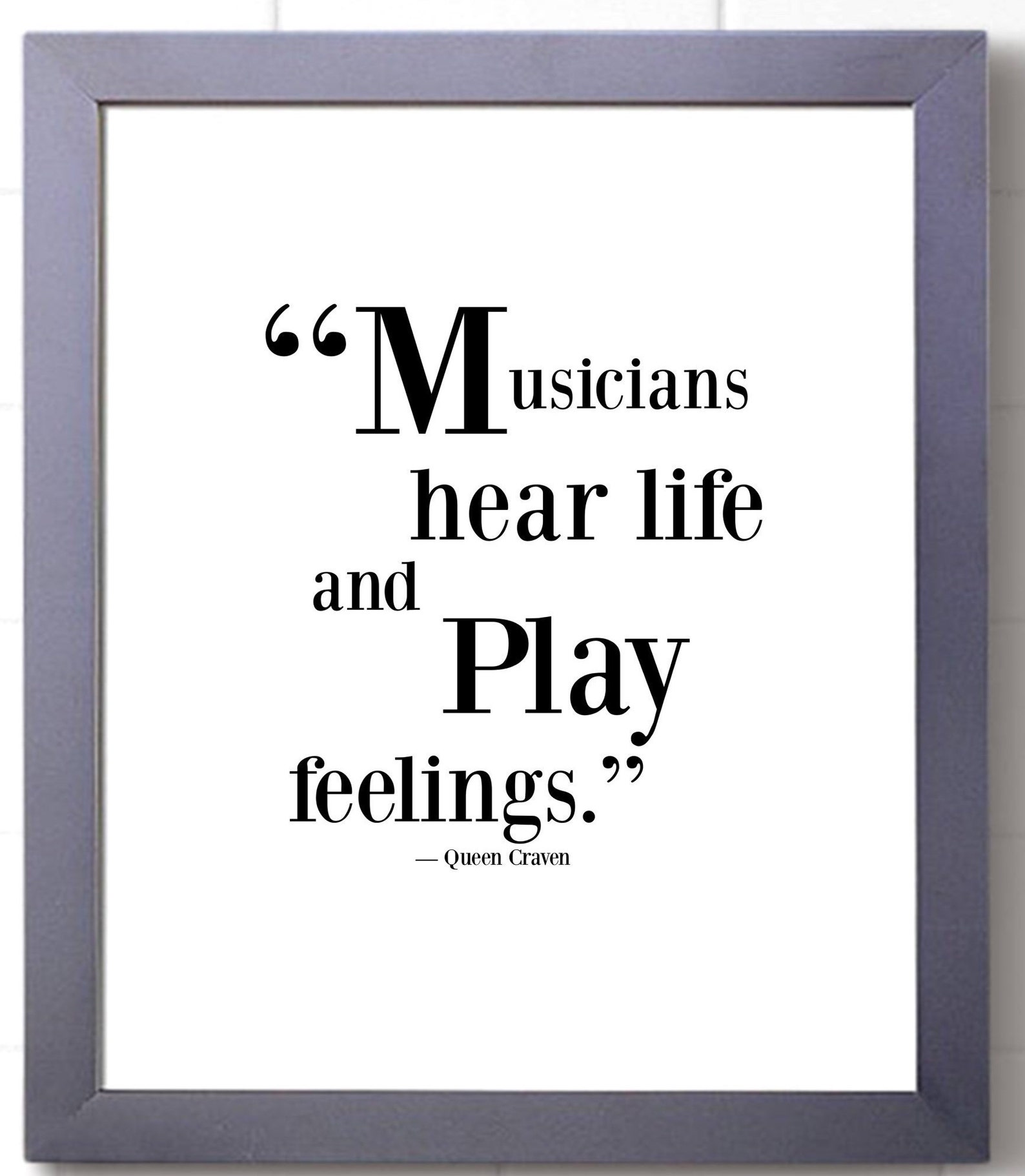 Printable Music Quote Printable Music Room Quote Printable Gift for a Musician Music Teacher ...