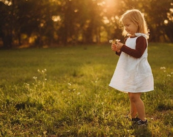 Handmade Bohemian Sustainable Toddler & Children's Summer Adjustable Dress | Eco-Friendly | Ethically Crafted | Unique Kids' Outfit