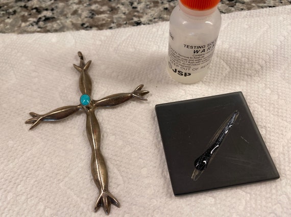 Authentic Native American Navajo Ex-Large Kingman… - image 6