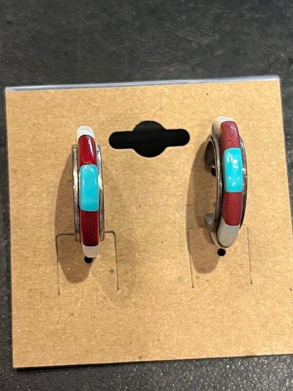 Vintage Native American Zuni P. Panteah Multi-Sto… - image 1