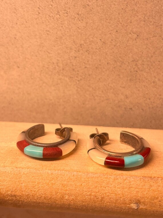 Vintage Native American Zuni P. Panteah Multi-Sto… - image 7