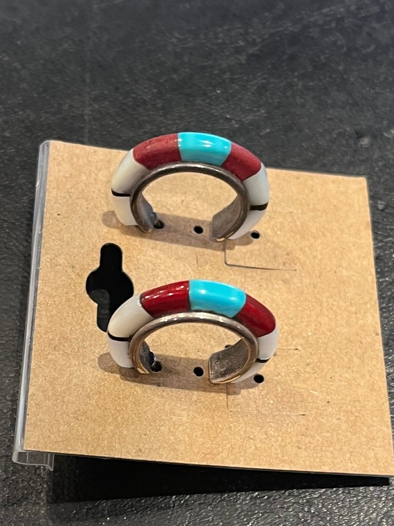 Vintage Native American Zuni P. Panteah Multi-Sto… - image 2