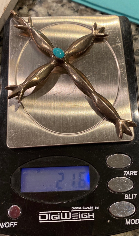 Authentic Native American Navajo Ex-Large Kingman… - image 9