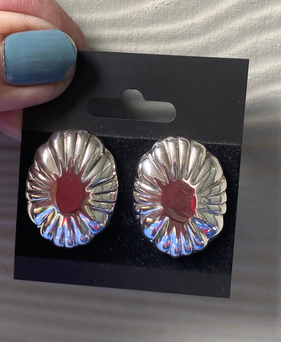 Authentic Mexico 925 Solid Silver Concho Style Pu… - image 1